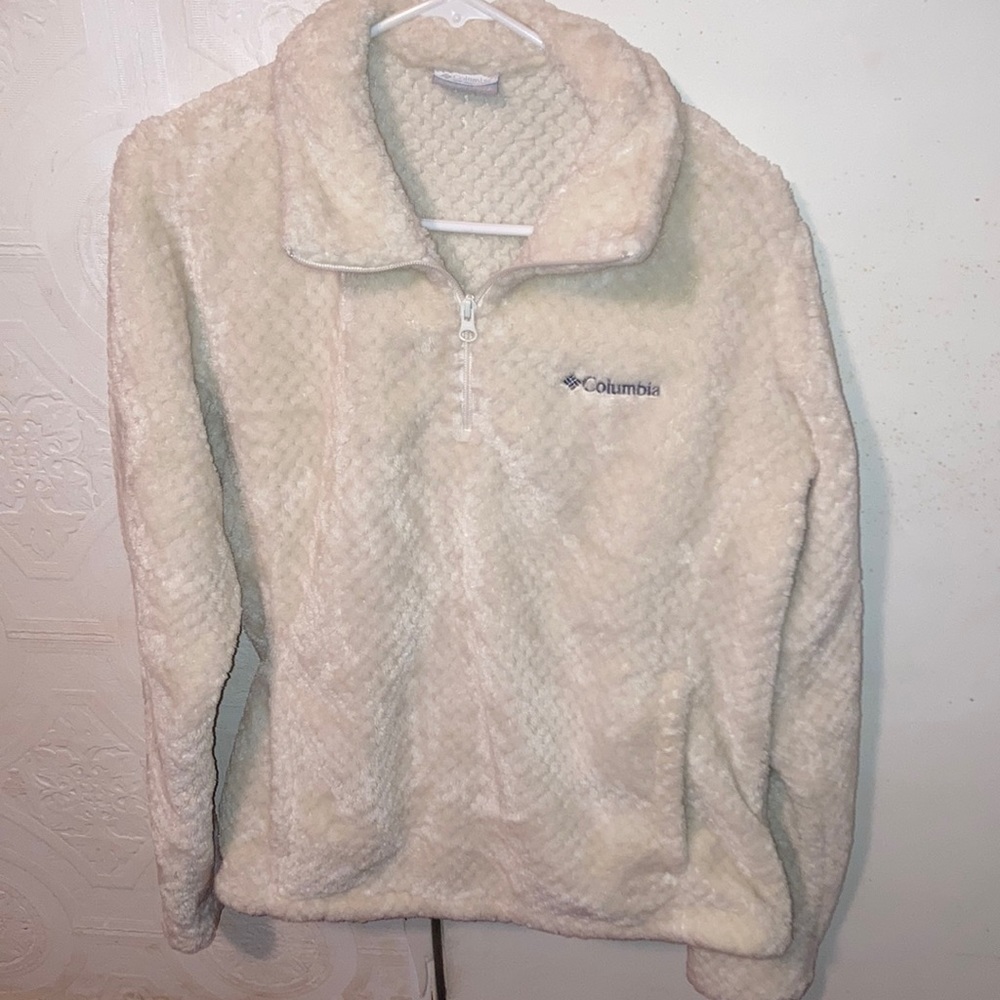 Columbia pullover w/ zipper